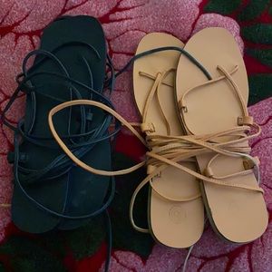 URBAN OUTFITTERS WRAP SANDALS 2 for 10$$$$